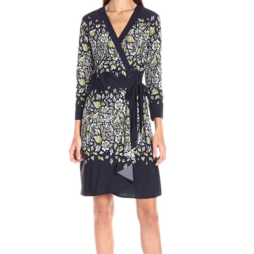 BCBG MAXAZRIA Adele Wrap Dress